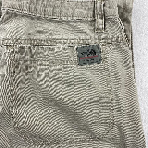 The North Face Pants Womens 8 Tan Khaki A5 Series Outdoors Hiking Casual Capri - Picture 9 of 16